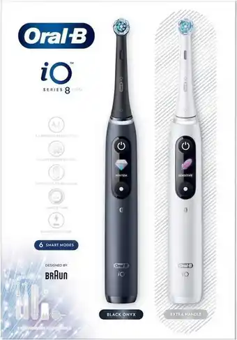 Webhallen Oral-b io8 duo pack white alabaster / black onyx erbjuda