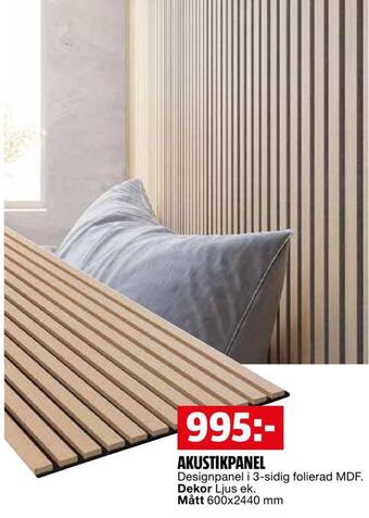 Bauhaus Akustikpanel erbjuda