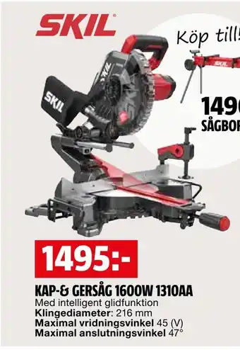 Bauhaus Kap-& gersåg 1600w 1310aa erbjuda