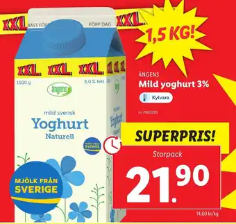 Lidl Mild Yoghurt 3% erbjuda