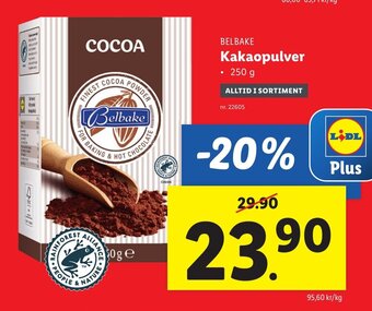Lidl Belbake Kakaopulver erbjuda