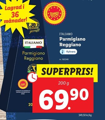 Lidl Parmigiano Reggiano erbjuda
