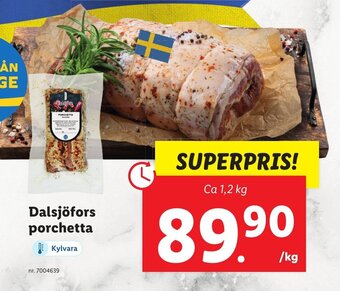 Lidl Dalsjöfors Porchetta erbjuda