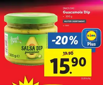 Lidl Snack Day Guacamole Dip erbjuda
