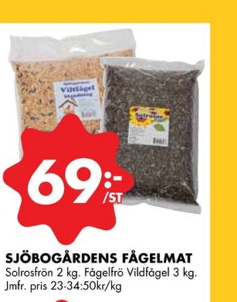 ÖoB Sjöbogården solrosfrön erbjuda