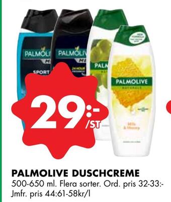 ÖoB Palmolive duschcreme erbjuda