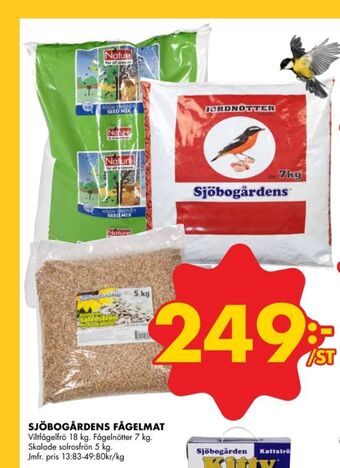 ÖoB Sjöbogården solrosfrön erbjuda