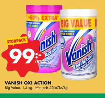 ÖoB Vanish oxi action erbjuda