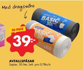 ÖoB Avfallspåsar erbjuda