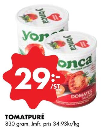 ÖoB Tomatpuré erbjuda