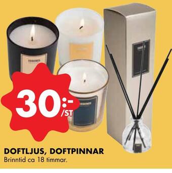 ÖoB Doftljus, doftpinnar erbjuda