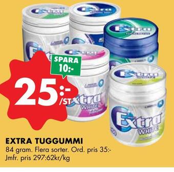ÖoB Extra tuggummi erbjuda