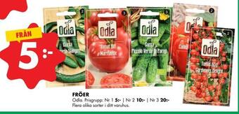 ÖoB Fröer erbjuda