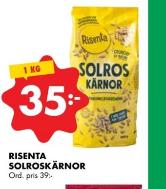 ÖoB Risenta solroskärnor erbjuda