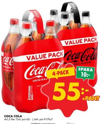 ÖoB Coca cola erbjuda