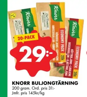 ÖoB Knorr buljongtärningar erbjuda