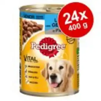 Zooplus Ekonomipack: pedigree senior classic 24 x 400 g erbjuda