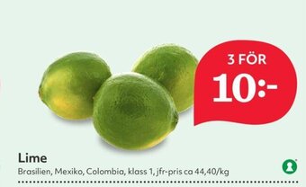 Hemköp Lime erbjuda