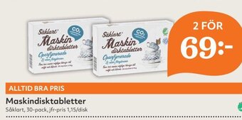 Hemköp Maskindisktabletter erbjuda