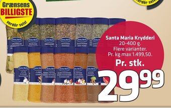 Fleggaard Santa Maria Krydderi erbjuda