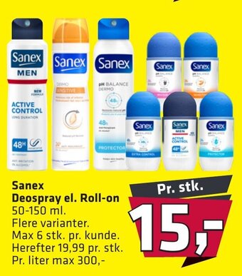 Fleggaard Sanex Deospray el. Roll-On erbjuda