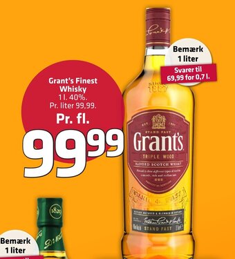 Fleggaard Grant's Finest Whisky erbjuda