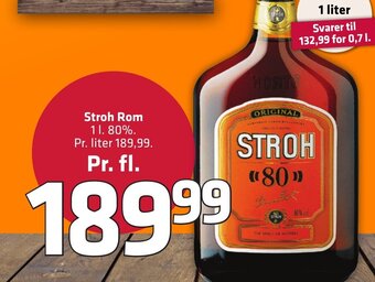 Fleggaard Stroh Rom erbjuda