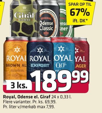 Fleggaard Royal, Odense el. Giraf erbjuda