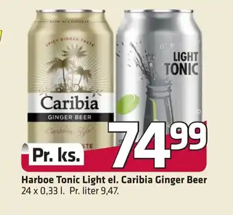 Fleggaard Harboe Tonic Light el. Caribia Ginger Beer erbjuda