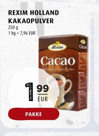 Scandinavian Park Rexim holland kakaopulver erbjuda