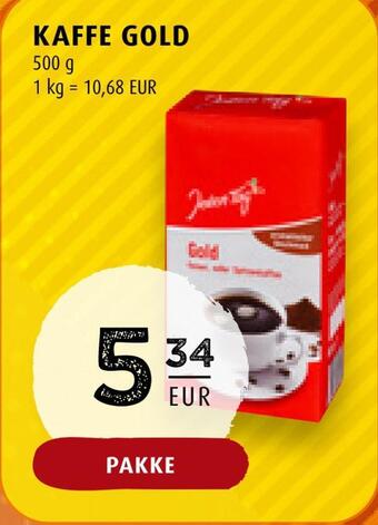 Scandinavian Park Kaffe gold erbjuda