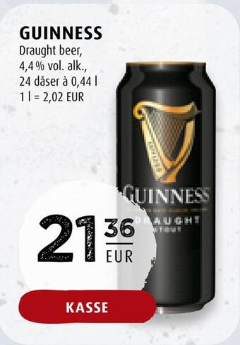 Scandinavian Park Guinness erbjuda