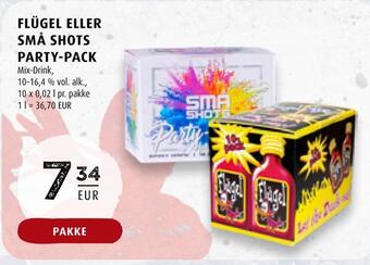 Scandinavian Park Flügel eller små shots party-pack erbjuda