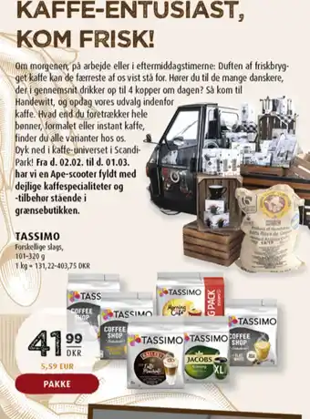 Scandinavian Park Tassimo kaffekapslar erbjuda