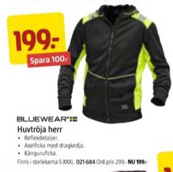 Jula Bluewear arbetsjackor erbjuda