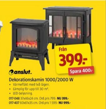 Jula Anslut dekorationsbrasa erbjuda