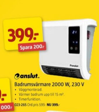 Jula Anslut element erbjuda