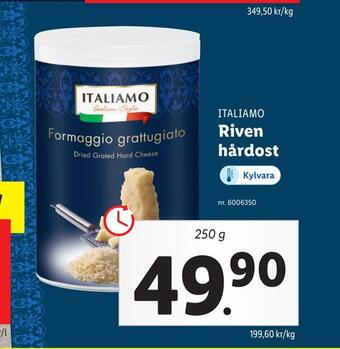 Lidl Riven hårdost erbjuda