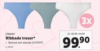 Lidl Ribbade trosor erbjuda