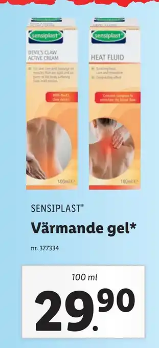 Lidl Värmande gel erbjuda