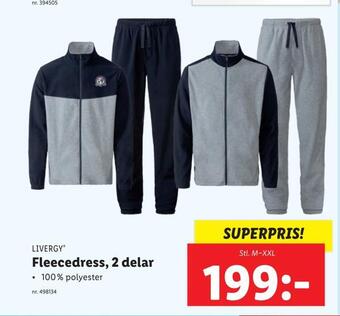 Lidl Fleecedress, 2 delar erbjuda