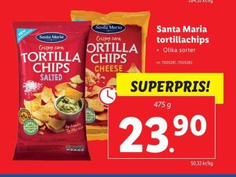 Lidl Santa maria tortillachips erbjuda