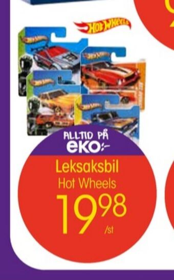 EKO Hot wheels bilar erbjuda