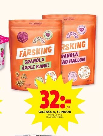 ICA Kvantum Färsking granola erbjuda
