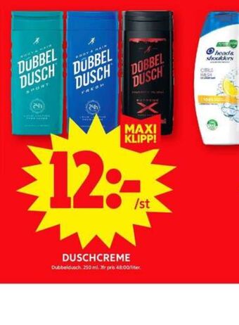 Dubbeldusch duschtvål