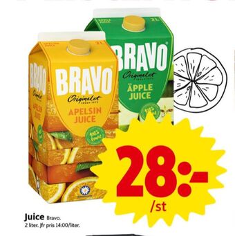 ICA Nära Bravo juice erbjuda