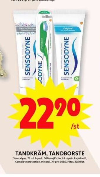 ICA Maxi Sensodyne tandkräm erbjuda