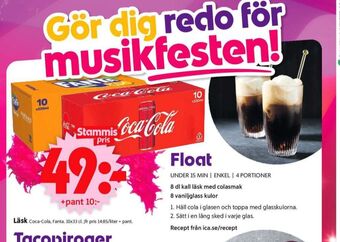 ICA Supermarket Fanta läskedryck erbjuda