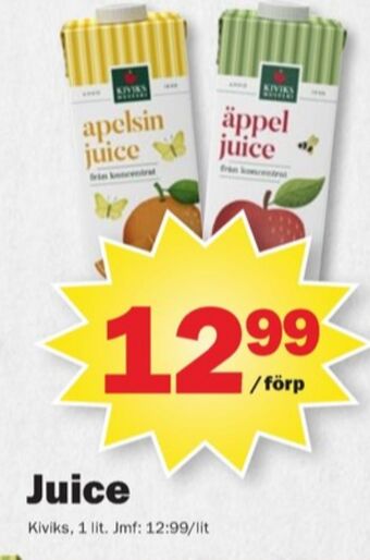 Pekås Kivik fruktdryck erbjuda