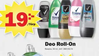 Pekås Rexona deodorant erbjuda